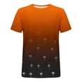 thumbnail image 5 of Homadles Mens Shirts Short Sleeve T Shirts- Print Casual Crewneck Soft Mens Summer Tops Orange Size L, 5 of 5