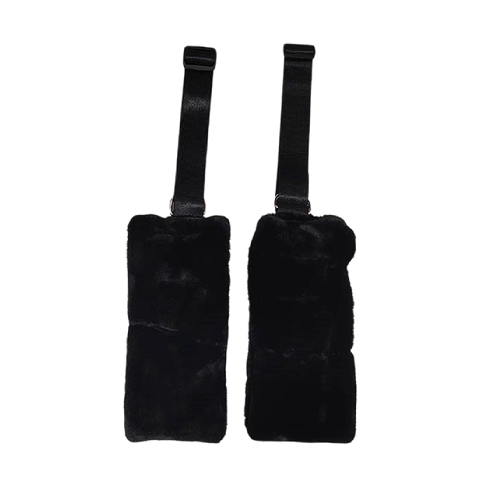 GARENDE 2 Pieces Pilates Straps for Reformer Flexible Easy to Install Fitness Straps Black