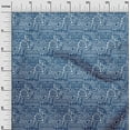 thumbnail image 2 of oneOone Cotton Jersey Blue Fabric Geometric African Dress Material Fabric Print Fabric By The Yard 58 Inch Wide, 2 of 4