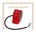 thumbnail image 5 of Acelerador de velocidad de scooter eléctrico Control de velocidad de repuesto para accesorios de piezas de scooter eléctrico X8, 5 of 5