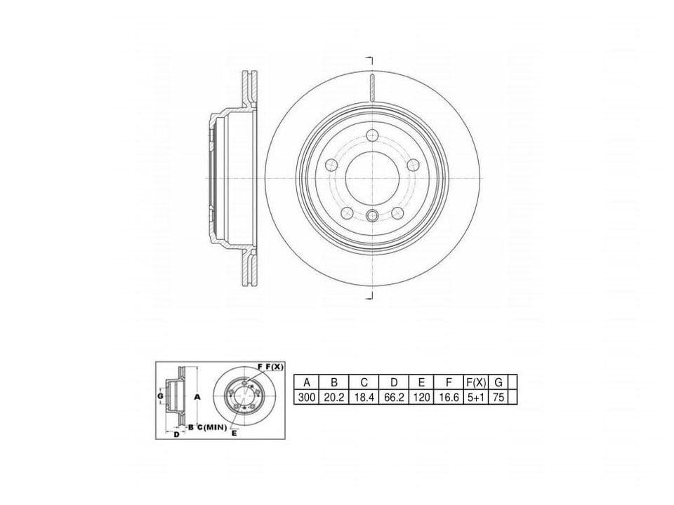 UltraHC Coated High Carbon Brake Rotor, Rear UR003846, BMW 328i xDrive 2013 Fits select: 2019 BMW 330XI, 2017-2018 BMW 330