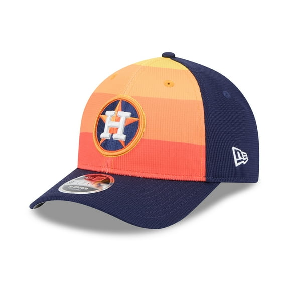 Men's New Era  Navy/Orange Houston Astros 2025 Batting Practice 9FORTY M-Crown Adjustable Hat