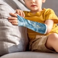 thumbnail image 3 of COEQINE Marble Stripes Arm Cast Covers Arm Wrist Elbow Protection Cover Teens Long Full Arm Cast Protector Size L Anti Scratch Arm Cast Sleeve for Women Teen Girls, 3 of 7