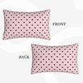 thumbnail image 2 of Gukieu Cute Cat Print Plush Pillow Cover, Hidden Zipper Pillow Protector without Pillow Core, Suitable for Bedroom, Office, Car Decoration-20"x30", 2 of 6