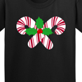 thumbnail image 4 of Inktastic Candy Canes and Holly Christmas Youth T-Shirt, 4 of 5