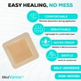 MedVance TM Silicone Bordered Silicone Adhesive Foam Dressing Size 4