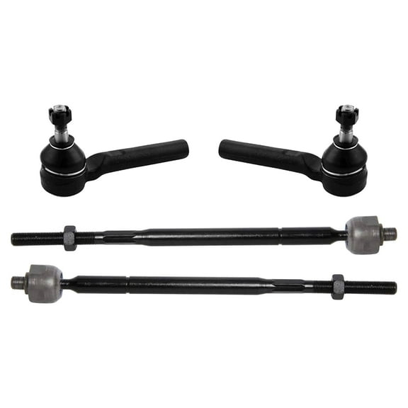 PartsW - 4 Pc Inner Tie Rod Ends & Outer Tie Rod Ends Front Steering Kit Fits Chrysler Town Country/Dodge Grand Caravan/Volkswagen Routan