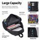 thumbnail image 4 of Easygdp Vintage Audio Cassettes Mochila para Niños y Niñas con Set de Caja de Almuerzo y Estuche para Lápices 3 en 1, Mochila Escolar Estampada para Adolescentes, 4 of 7