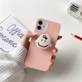 thumbnail image 3 of Funda con soporte y diseño divertido de Snoopy y melodía para iPhone 7, 8 Plus, X, XS, XR, 11, 12, 13, 14, 15 Pro Max, Mini, Charlie Brown Cat, 3 of 5