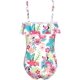 thumbnail image 2 of Trajes de baño de una Pieza para niña Traje de baño con Volantes Traje de baño de Playa para niños 6-14 años Flores Rosadas 8 Años Flores Rosadas 8 Años Xishao ropa, 2 of 2