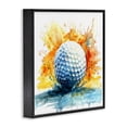 thumbnail image 2 of Stupell Industries Contemporary Golf Splash Watercolor Burst Black Framed Giclee Art, 12 x 12, by LSR Design Studio, 2 of 8