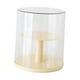 thumbnail image 5 of Caja de almacenamiento con soporte para exhibición de figuras, transparente, de doble capa, giratoria amarillo, 5 of 9