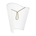 thumbnail image 3 of Wall Sconce Oversized Shield Clip On Lamp Shade, 3 of 5