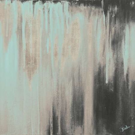 Teal Paysage I Canvas Art - Patricia Pinto(24X24)