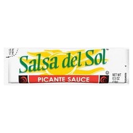Salsa del Sol Picante Sauce MDA05 Packets - 1/2 oz. (25 ct.)