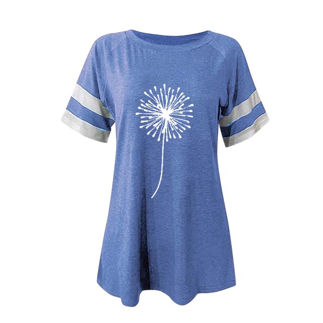 Chemises pour Femmes T-shirt Fantaisie Drôle à Manches Courtes T-shirt à Col Rond