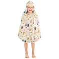 thumbnail image 7 of Toddler Hooded Beach Towel 24x50 Kids Bath Towels Soft Quick Dry for Swim Pool Boys Girls Milk Tea and Fruit, 7 of 7