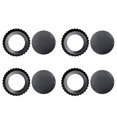 thumbnail image 1 of Bewildely Lata para hornear redonda duradera, 4 piezas, hecha con acero al carbono para tartas, Mini sartenes redondos para tartas de acero al Herramientas y accesorios para hornear negro 4 pulgadas, 1 of 6