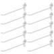thumbnail image 3 of Shelf Hook Panel Hooks Business Owners Sleek Design Rectangular Shape 10Pcs, 3 of 5
