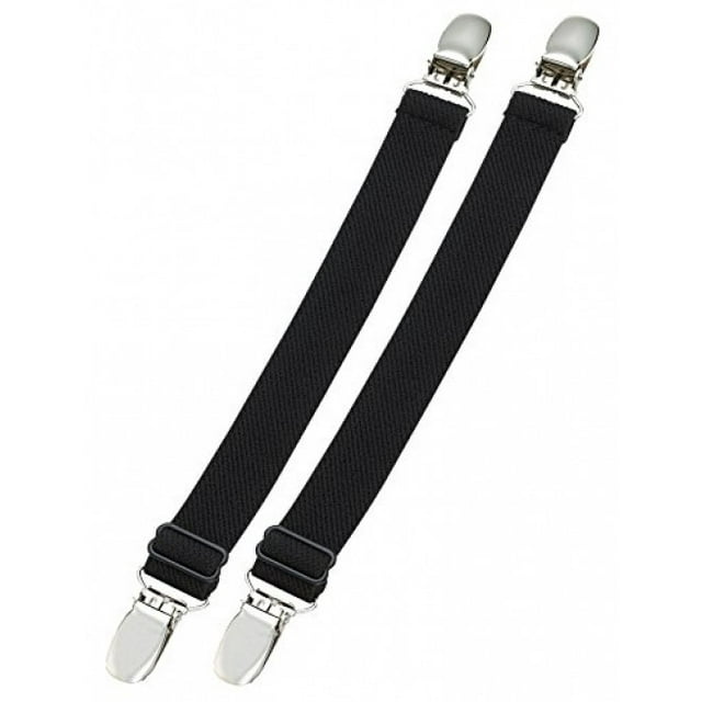 Hold'Em Boot Straps Elastic Leg Clips Made In USA, Adjustable 3"7" In