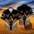thumbnail image 3 of 2024 Camisas de gallo para hombre Camisa hawaiana con estampado 3D para hombre Playa 6XL Camisetas de moda de manga corta Camiseta Blusa femenina Camisa, 3 of 5