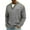 #034 Dark Gray, variant on Men's V Neck Walf Knit Patch Sweatshirt with Chest Pocket, Long Sleeve Tee Shirt for Big and Tall,Blue,S