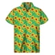 thumbnail image 5 of Camisa hawaiana con estampado 3D de girasoles para hombre, ropa para hombre, camisas hawaianas florales, blusas de manga corta de verano, blusa con botones y solapa de calle, 5 of 5