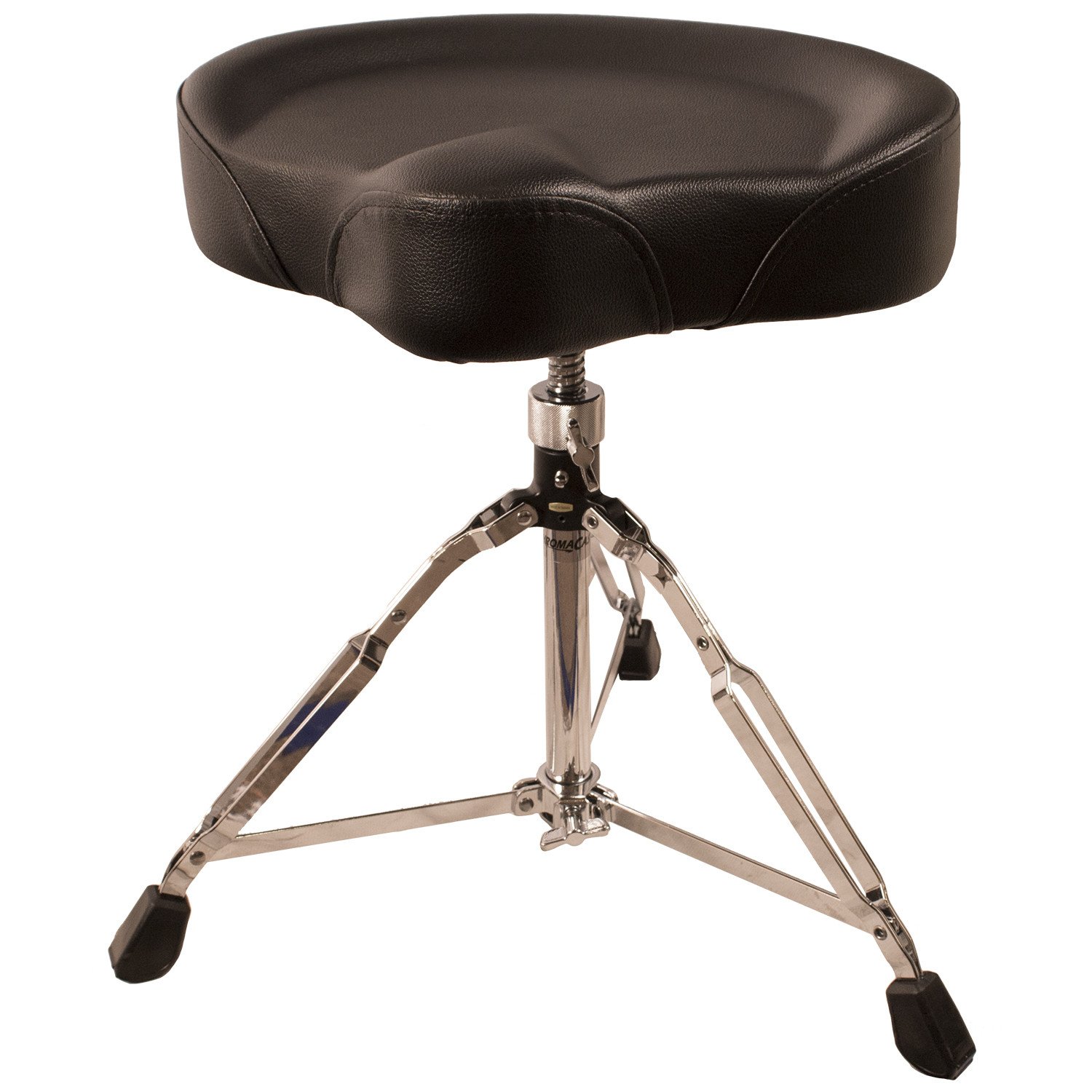 ChromaCast Pro Series Drum Throne with Motorcycle Seat Top Walmart