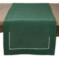 thumbnail image 1 of SARO 6307.JG1690B 16 x 90 in. Rectangulaire Classique Ourlet Border Table Runner - Vert Jaspe, 1 of 1