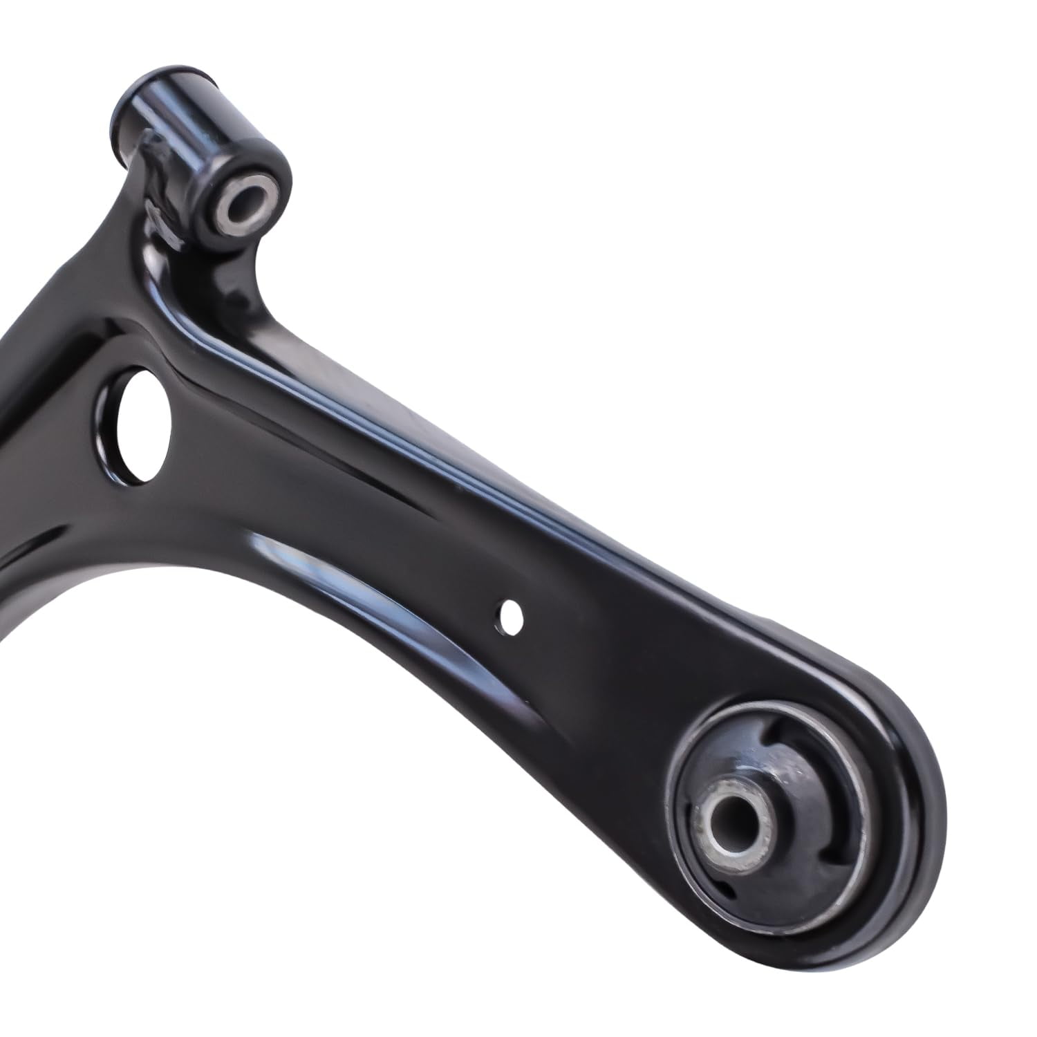 Detroit Axle - Front Left Lower Control Arm w/Ball Joint for Dodge Caliber 07-12 Jeep Compass Patriot 2007-2017, Lower Driver Control Arm w/Ball Joint Assembly Replacement