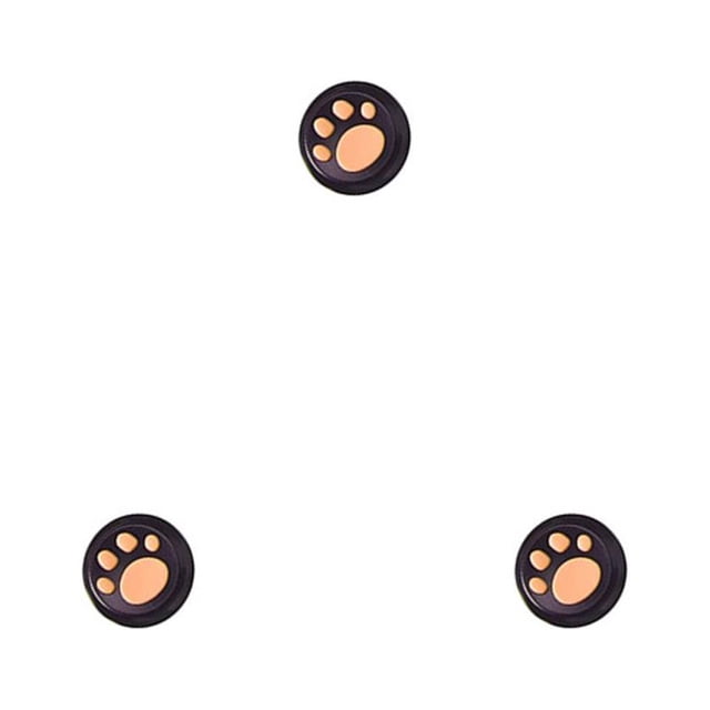 Methold Stick Caps Cóncavo Antideslizante Aumento de la forma de la pata de gato Thumbstick Cover Controller Accesorios para doméstico Type1 NO1