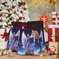 thumbnail image 6 of Wukai Night Sky Winged French Bulldog Print Christmas Burlap Bags,Drawstring Christmas Burlap Goody Gift Candy Bags Xmas Burlap Treat Bags for Candy Wrapper Xmas Party Favors-Black, 6 of 8