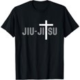 thumbnail image 1 of Jiu Jitsu Christian Cross - Camiseta para hombre y niño, 1 of 2