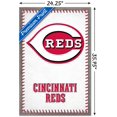 thumbnail image 4 of MLB Cincinnati Reds - Logo 17 Wall Poster, 22.375" x 34", Framed, 4 of 5