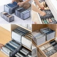 thumbnail image 4 of Happylost 6PCS Closet Organizers and Storage, Clothes Organizers Storage Foldable for Organizing Shirt Bras Panties Socks Trouser, 4 of 6