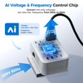 thumbnail image 4 of Convertidor de voltaje DOACE 350W 220V a 110V con cargador PD, 4 of 9