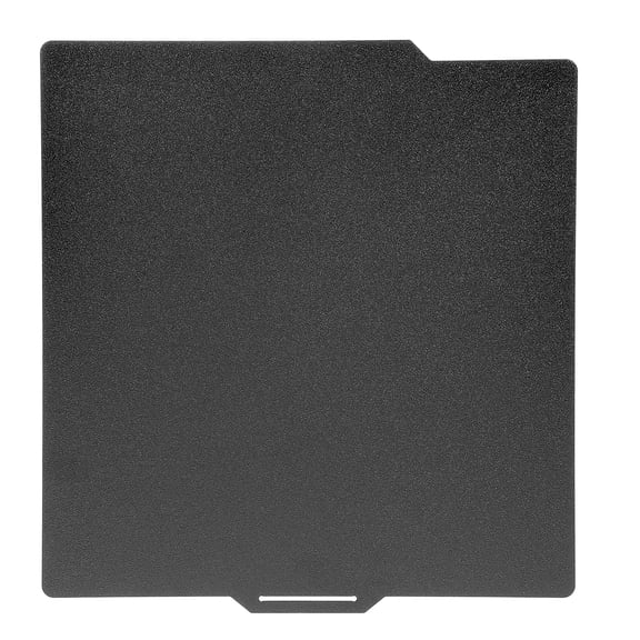 Uxcell PEI Build Plate 257x257mm, Double Side Black Textured PEI Sheet Spring Steel Build Plate for Bambu Lab P1P/P1S /X1/X1C/A1 3D Printer