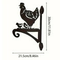 thumbnail image 1 of JJKBVCLO Planter Hangers Wall Mounted Hanger For Outdoor Use Chicken Design Versatile For Flower Pots Wall Mounted Flower Wall Decoration Hanging Flower Rack, 1 of 3