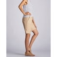 thumbnail image 3 of Lee Women's Relaxed Fit Avey Knit Waist Cargo Bermuda Short Café 16, 3 of 4