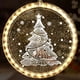 thumbnail image 1 of Luces navideñas para ventana, luces 3D colgantes novedosas para interiores, luces decorativas con pilas, cadena de luces decorativas con ventosa para dormitorio, patio, blanco cálido, 1 of 4
