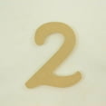 thumbnail image 1 of Package of 1, "2" 16 Inch X 1/2" MDF Numbers In The Waltograph Font | Thick For Art & Craft Project, Made in USA, 1 of 1