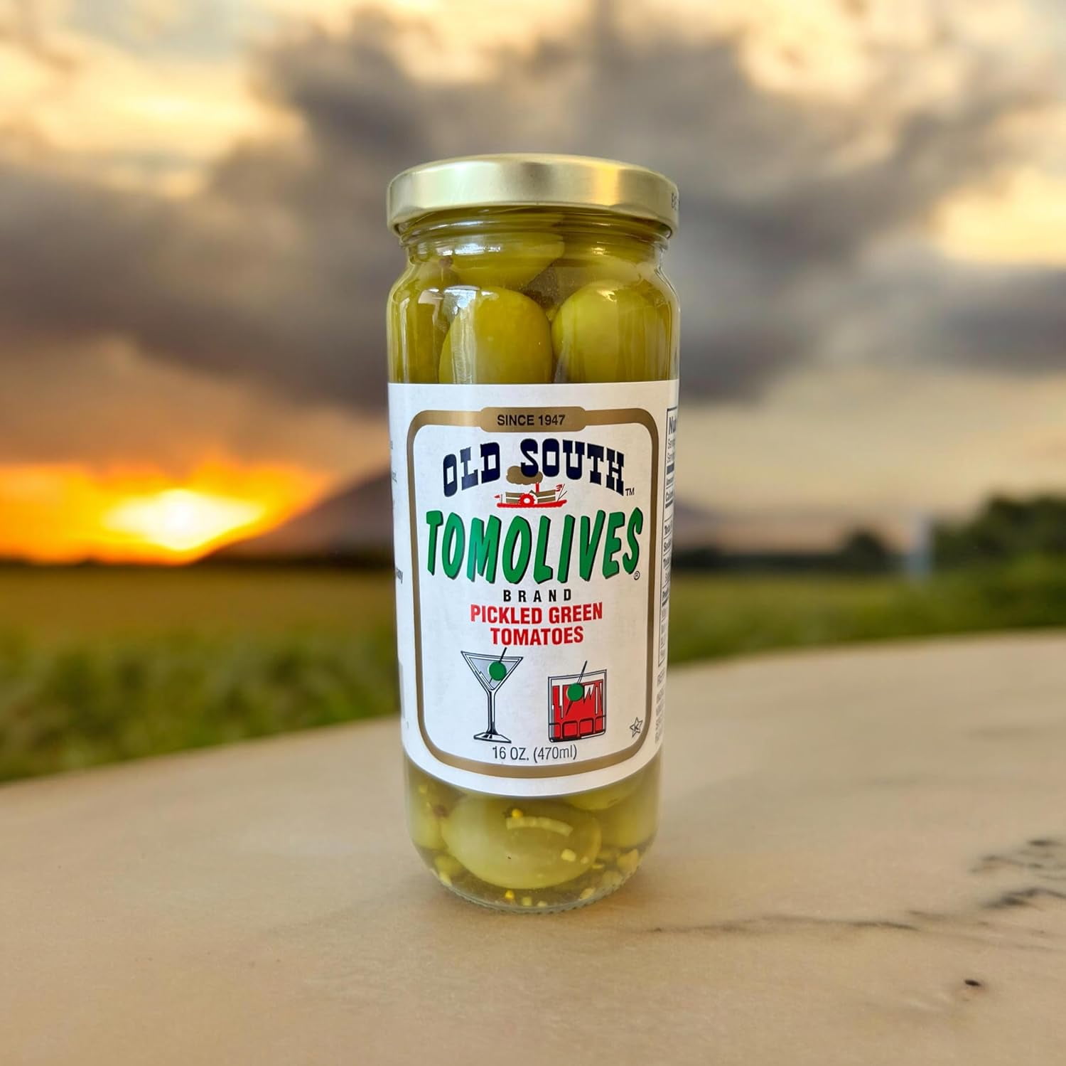 Old South Apparel, Pickled Green Tomatoes, 2 Pack, 16 oz each