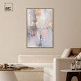 thumbnail image 3 of Refreshing Boho Elegant Abstract Canvas Wall Art by Art Remedy, Gold Floater Frame, 36"x54", 3 of 7