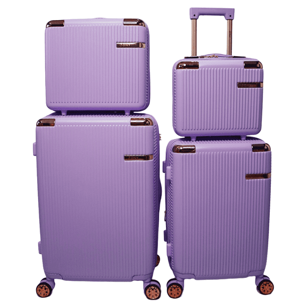 Set 4 Maletas De Viaje Jony Grande 20 kg Y 10 kg Con Candado Tsa Ruedas Giratorias