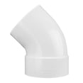thumbnail image 3 of Cubo de codo NDS de PVC de 4 pulgadas y 45° Street con espita, blanco, 3 of 7