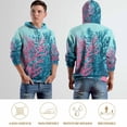 thumbnail image 5 of Coral Regular Fit Hoodie, Sporty Pullover Hooded Sweatshirt for Men Women L, 5 of 6