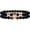 Rose Gold, variant on Men’s Elastic Skull Bracelet 2 Piece Set | 8mm Black Obsidian Beaded Skeleton Bracelet | Healing Energy Jewelry Gift for Him