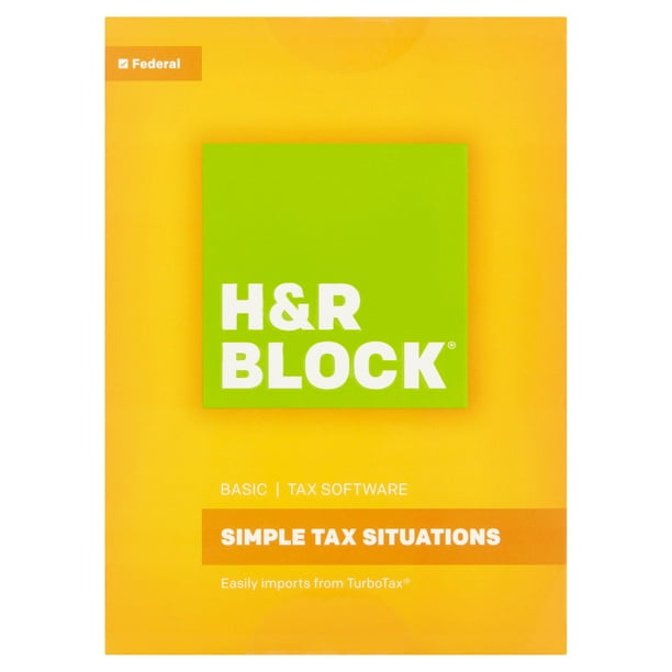 H R Block Basic Tax Software Walmart Com Walmart Com