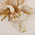 thumbnail image 1 of Muñecos de peluche de elfo para niños, colgante de árbol de Navidad, adornos colgantes, decoración de Año Nuevo, regalos de Navidad, 1 par（Elf Doll set ST5-3, 1 of 5