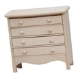 thumbnail image 3 of 1/12 Scale Dollhouse Vertical Storage Cabinet Bedroom Micro Landscape Solid Wood, 3 of 8